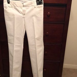 New York & Company white slacks